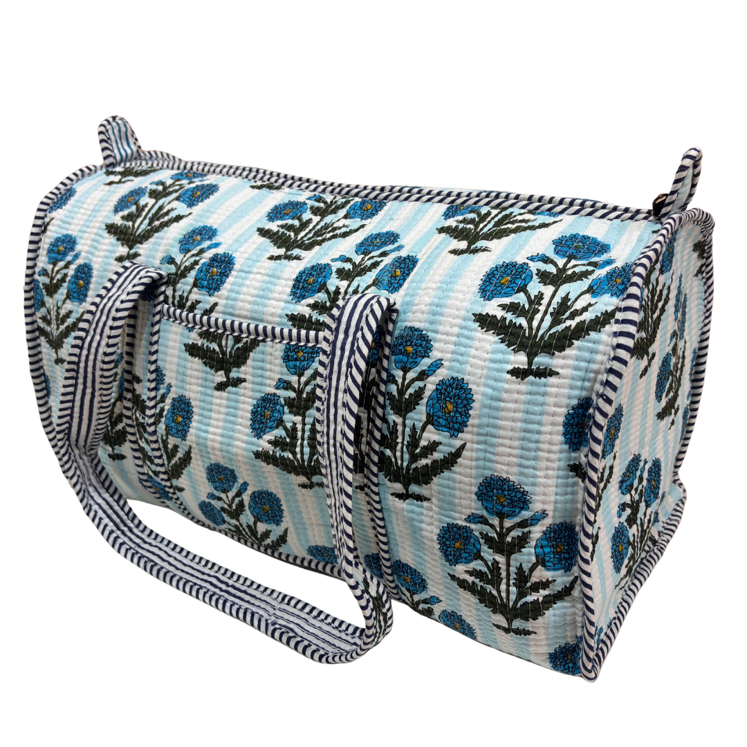 The Pushkar Balloon Quilted Heritage Duffle - Travel Ready Collection