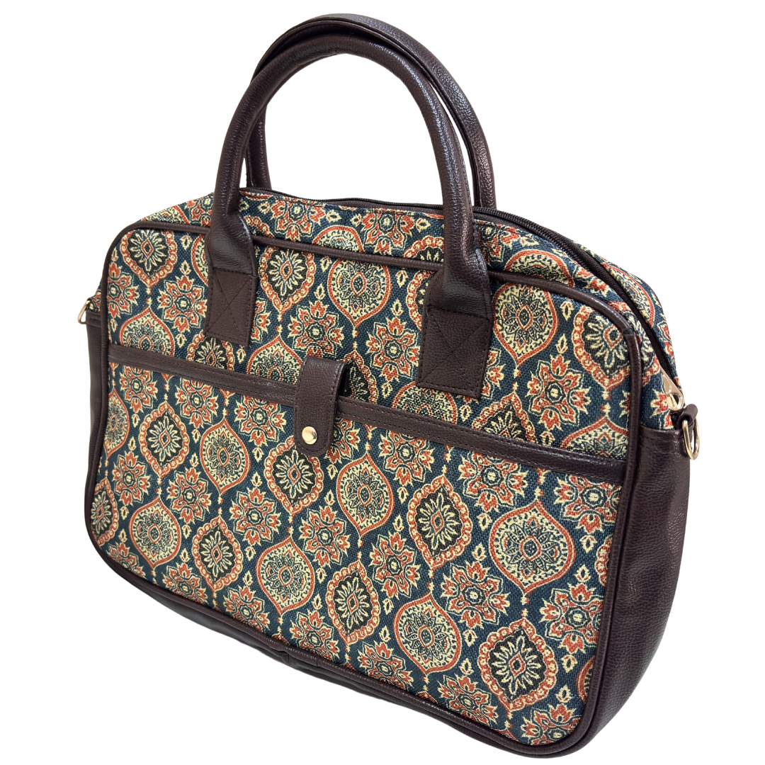 Unisex Laptop Bag | 19x17 inches |The House of RajPadmini