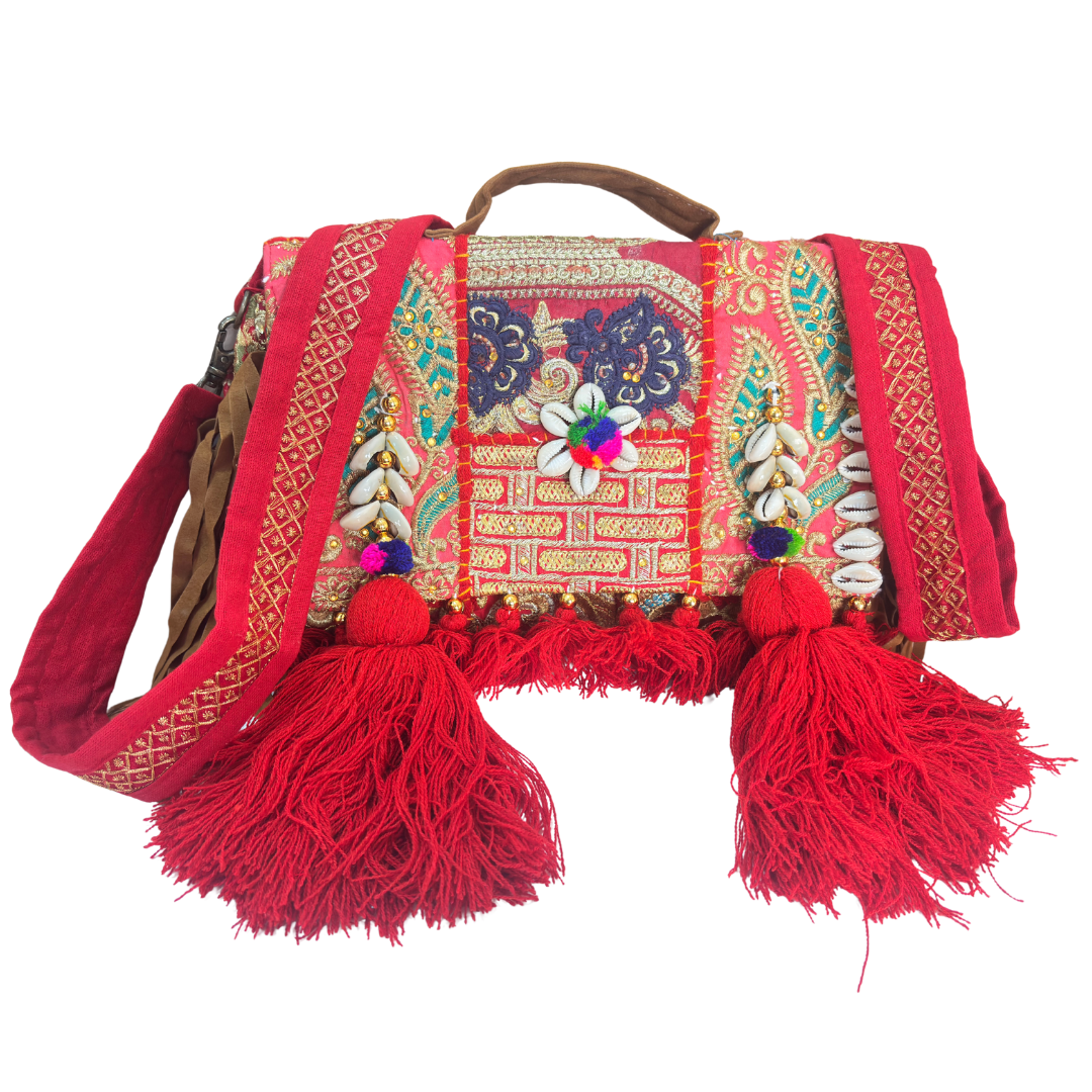 The House of RajPadmini Handmade Banjara Crossbody Bag