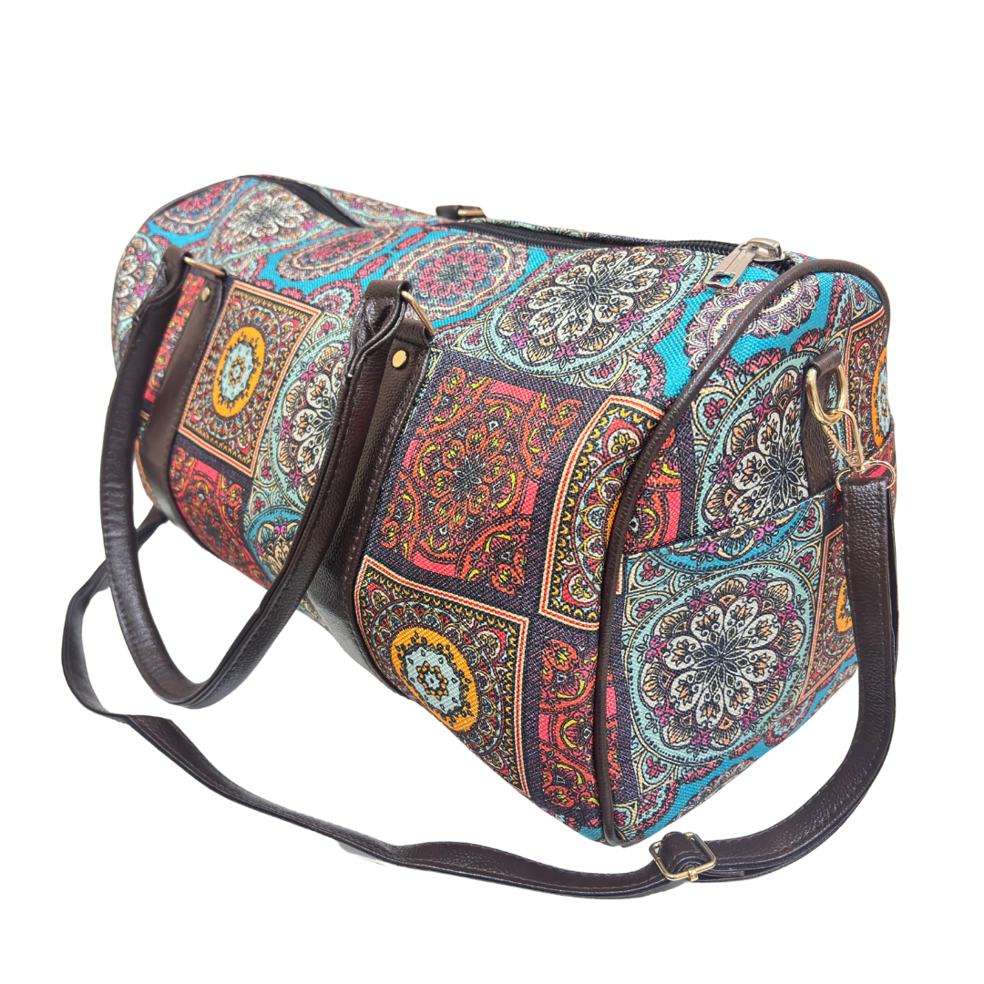 The Jaipur Mandala Duffle - Bazaar of Dreams Collection
