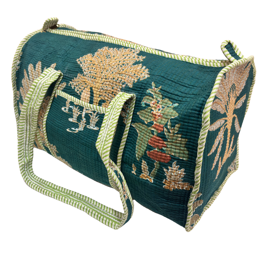 The Pushkar Balloon Quilted Heritage Duffle - Travel Ready Collection