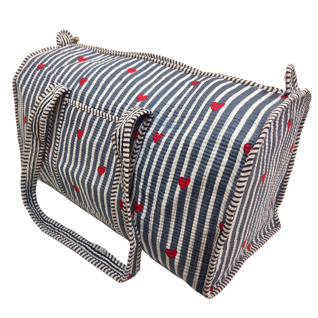 The Pushkar Balloon Quilted Heritage Duffle - Travel Ready Collection