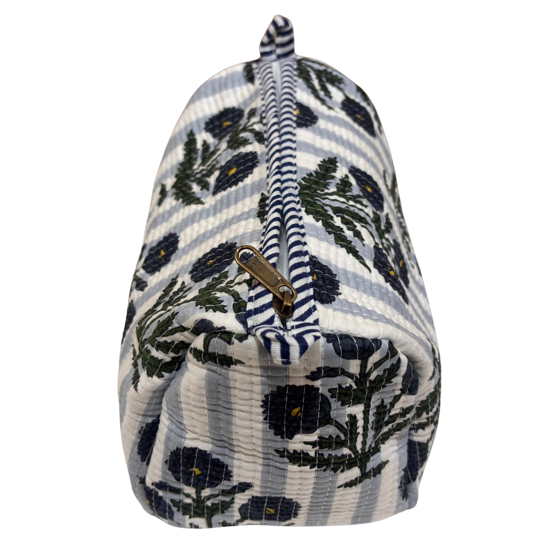 4-in-1 Festive Gifting COMBO : Premium Quilted Tote Bag + 3 Waterproof Pouches = Your Complete Organization Solution!
