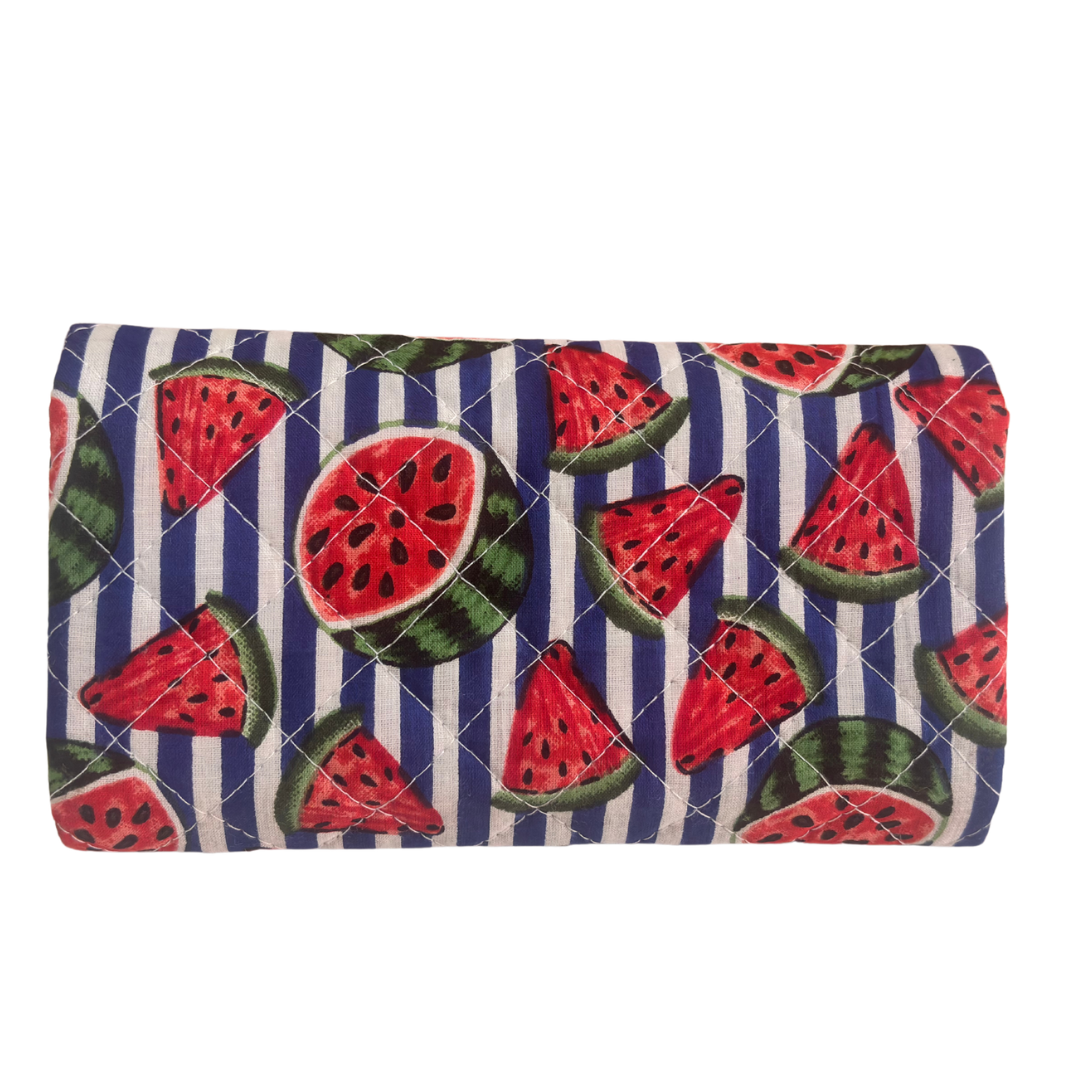 The House of RajPadmini Foldable Cotton Sunglass Case with Magnetic Closure