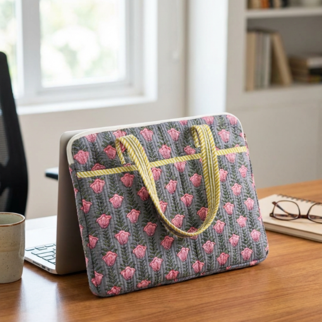 The House of RajPadmini Quilted Laptop Sleeve