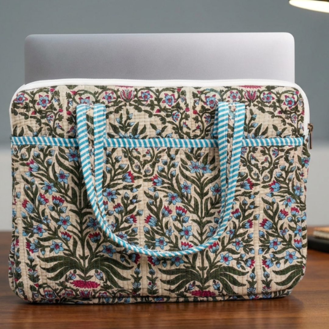The House of RajPadmini Quilted Laptop Sleeve