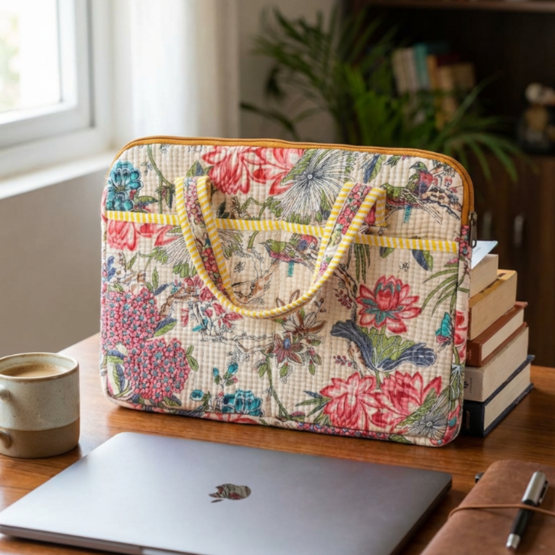 The House of RajPadmini Quilted Laptop Sleeve