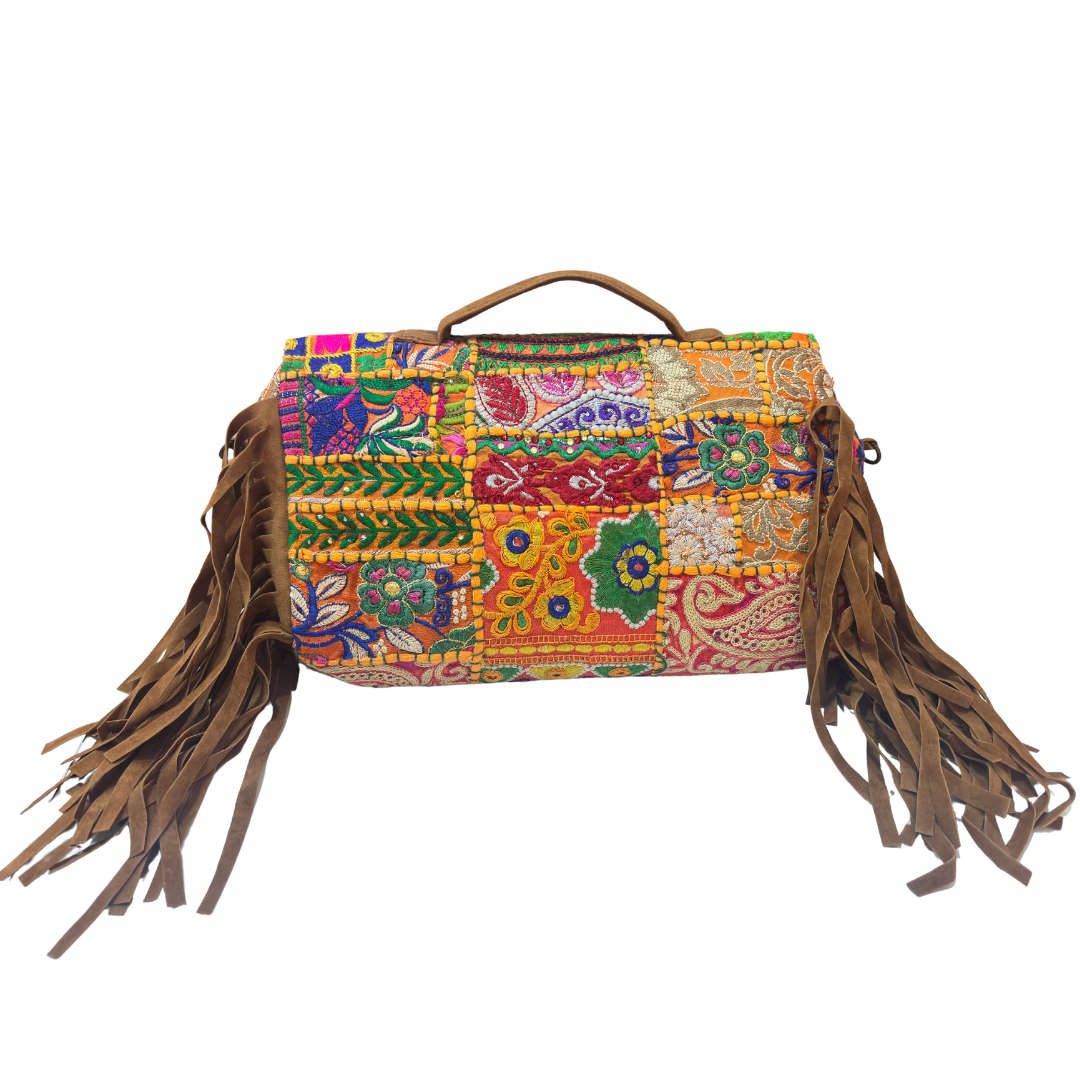 The House of RajPadmini Handmade Banjara Crossbody Bag
