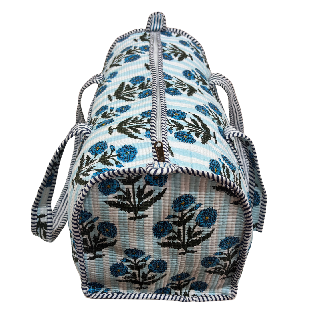The Pushkar Balloon Quilted Heritage Duffle - Travel Ready Collection