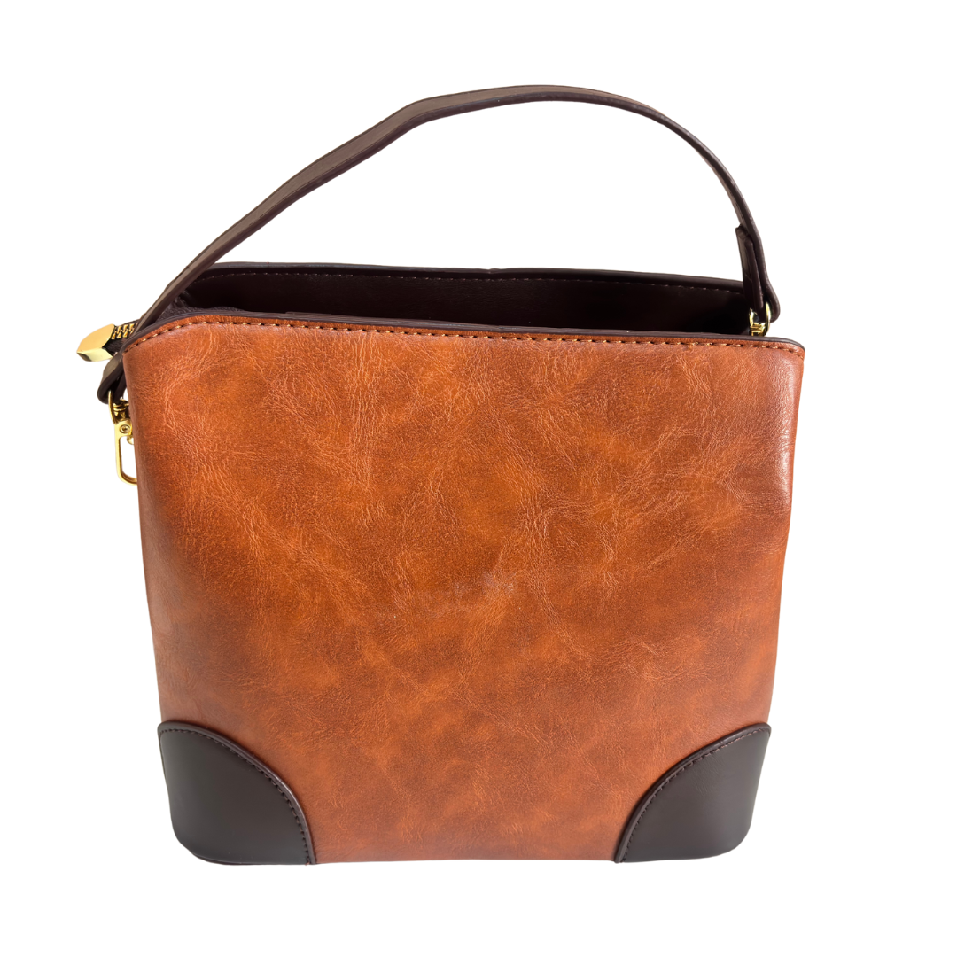 The House of RajPadmini Amber Fort Gajraj Edition | Embossed Elephant Medallion Handbag with Convertible Strap