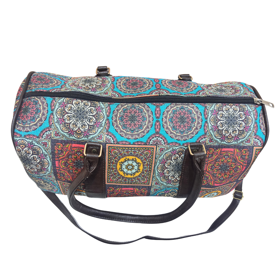 The Jaipur Mandala Duffle - Bazaar of Dreams Collection