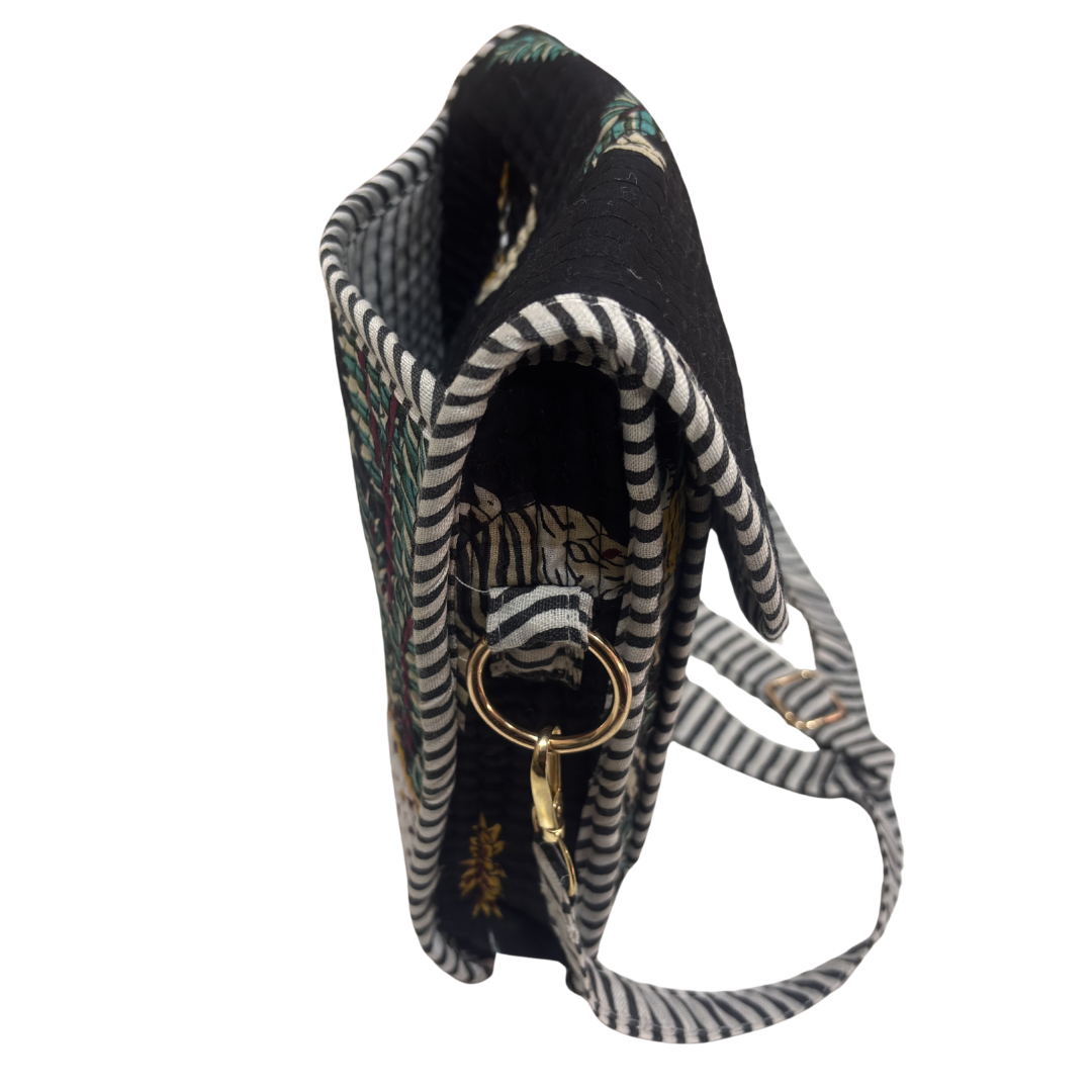 Quilted Cotton Mobile Sling Bag | The House of RajPadmini