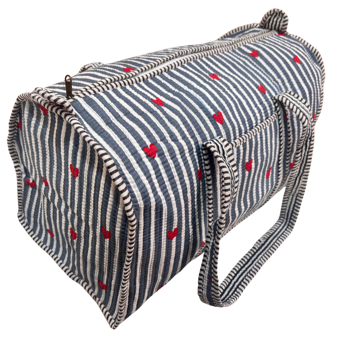 The Pushkar Balloon Quilted Heritage Duffle - Travel Ready Collection