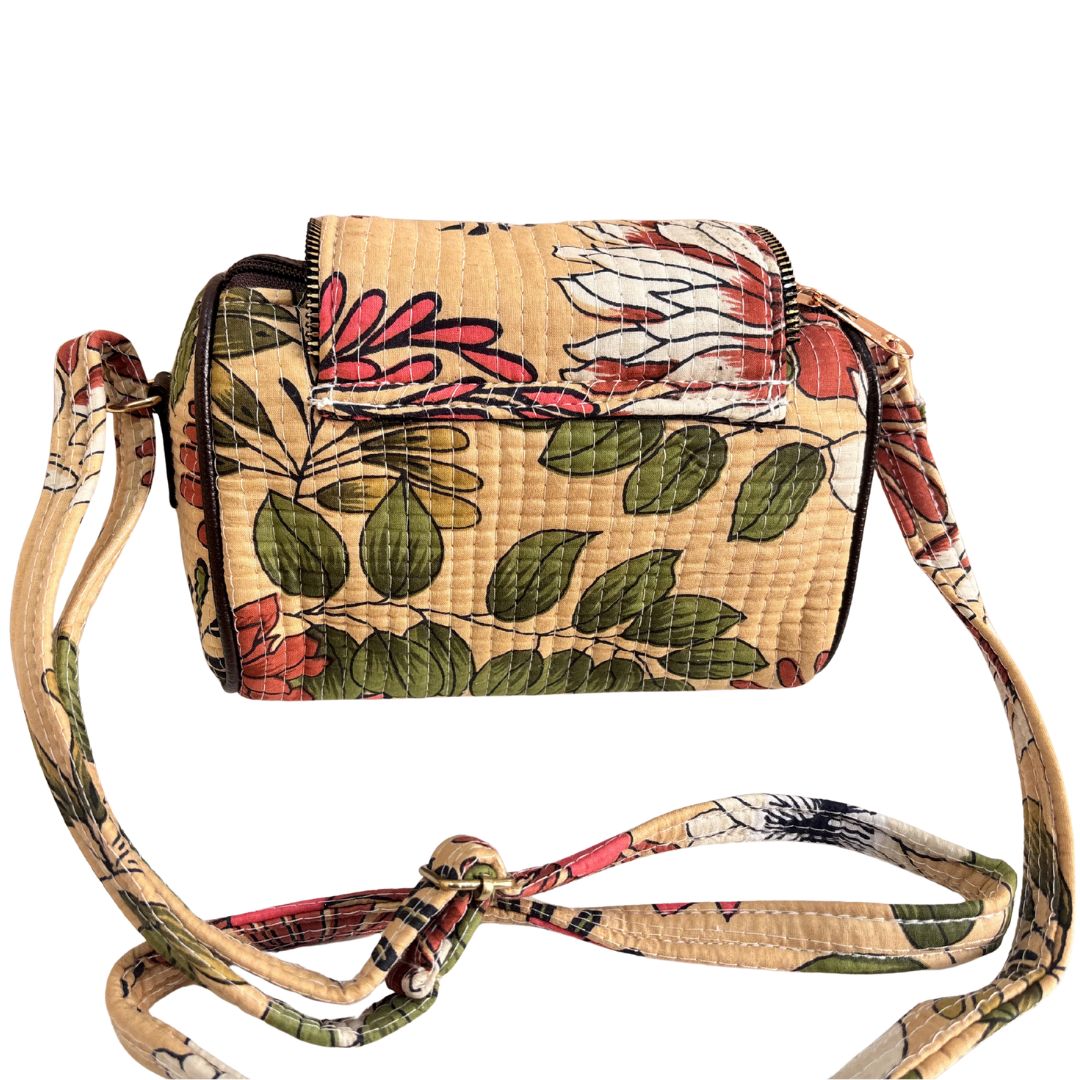 RajPadmini Handcrafted Quilted Cotton Sling Bag
