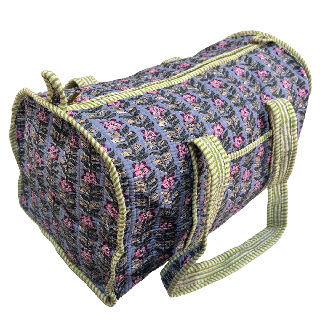 The Pushkar Balloon Quilted Heritage Duffle - Travel Ready Collection