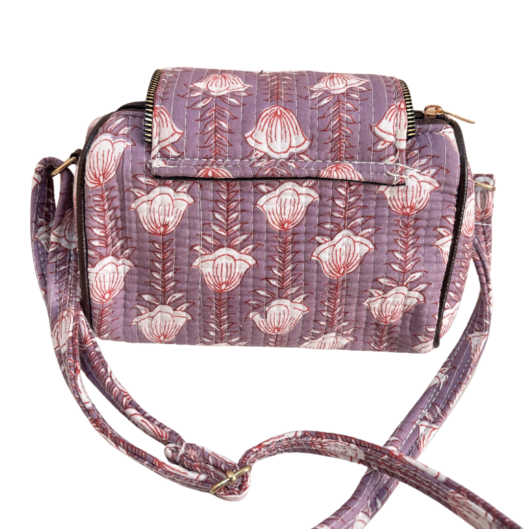 RajPadmini Handcrafted Quilted Cotton Sling Bag