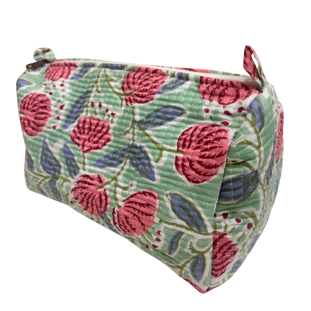 The Alfred Edition Multipurpose Travel Organizers:- Premium Handcrafted Waterproof Quilted Cotton Beauty/Travel Organizer Bag for Men & Women