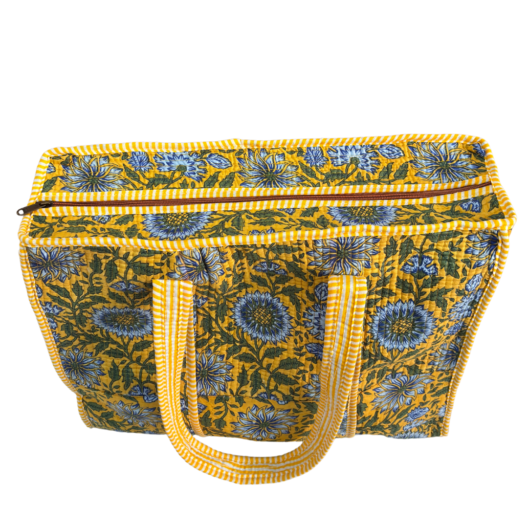 The Bazaar Bhoot Edition:- Premium Cotton Quilted Shopping Tote Bag