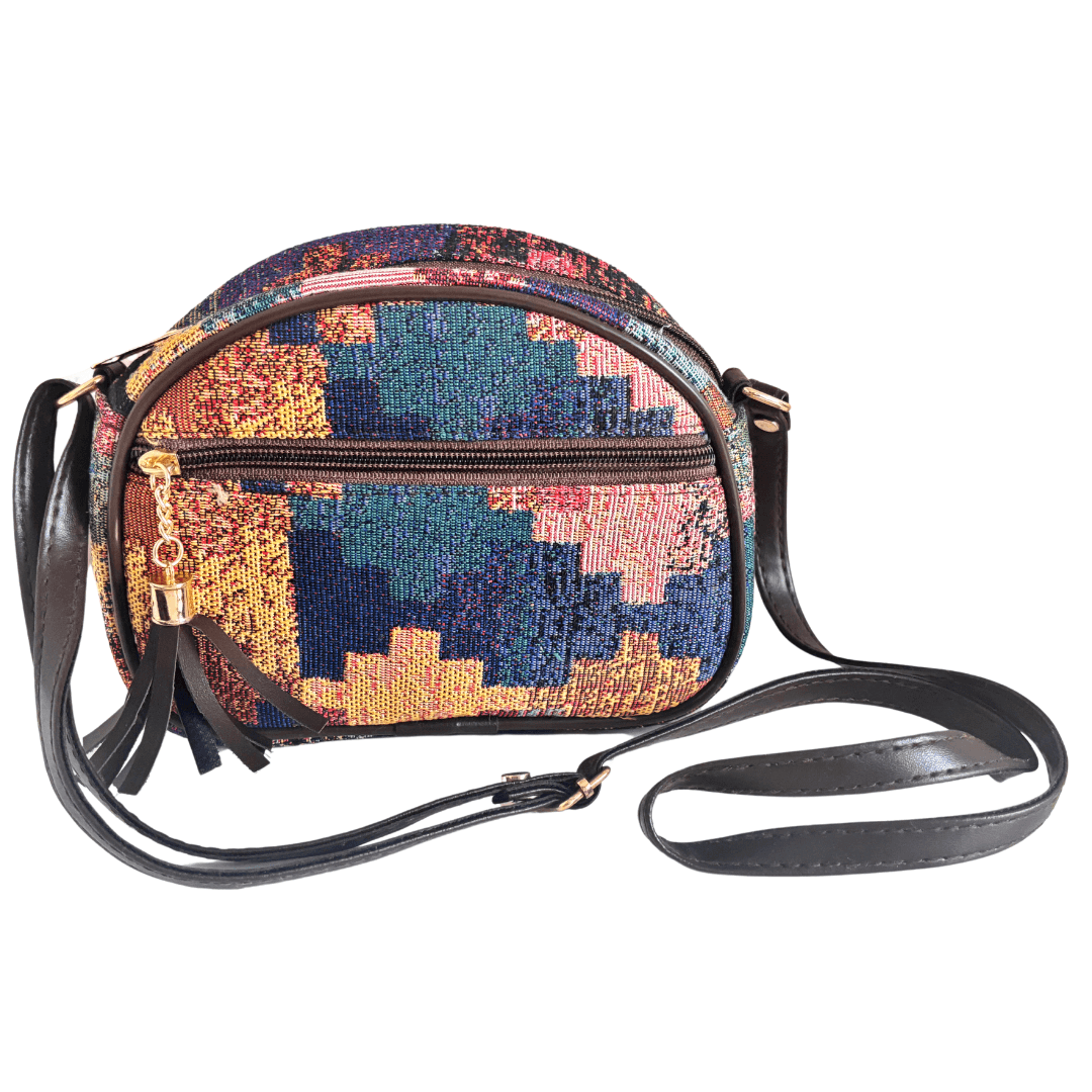 The Saheli Edition:- Women's Multicolour Crescent Moon Sling Bag