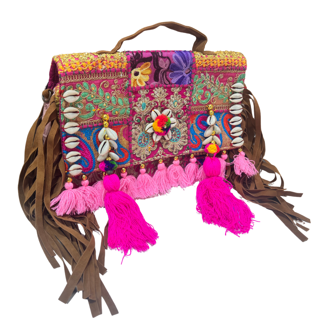 The House of RajPadmini Handmade Banjara Crossbody Bag