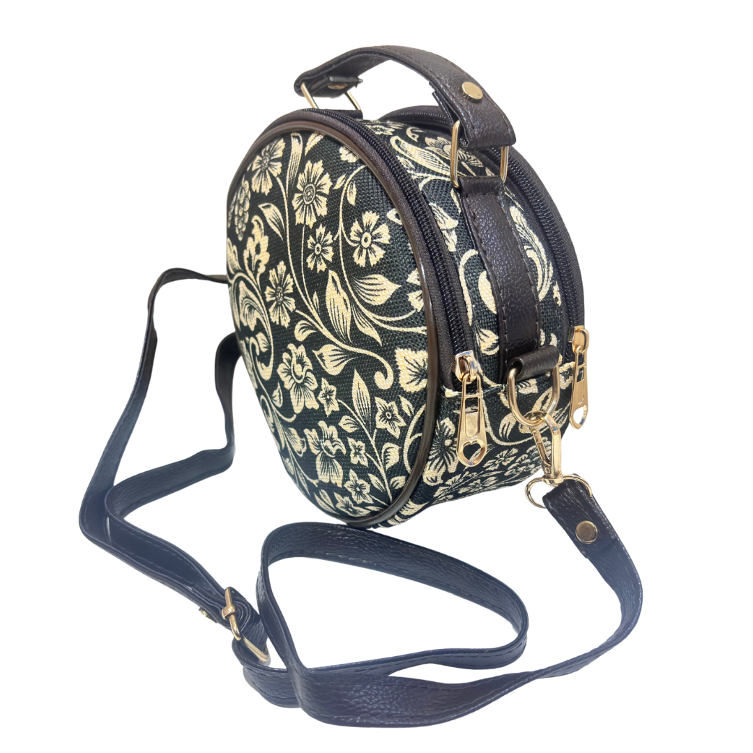 The House of RajPadmini Round Crossbody Sling Bag