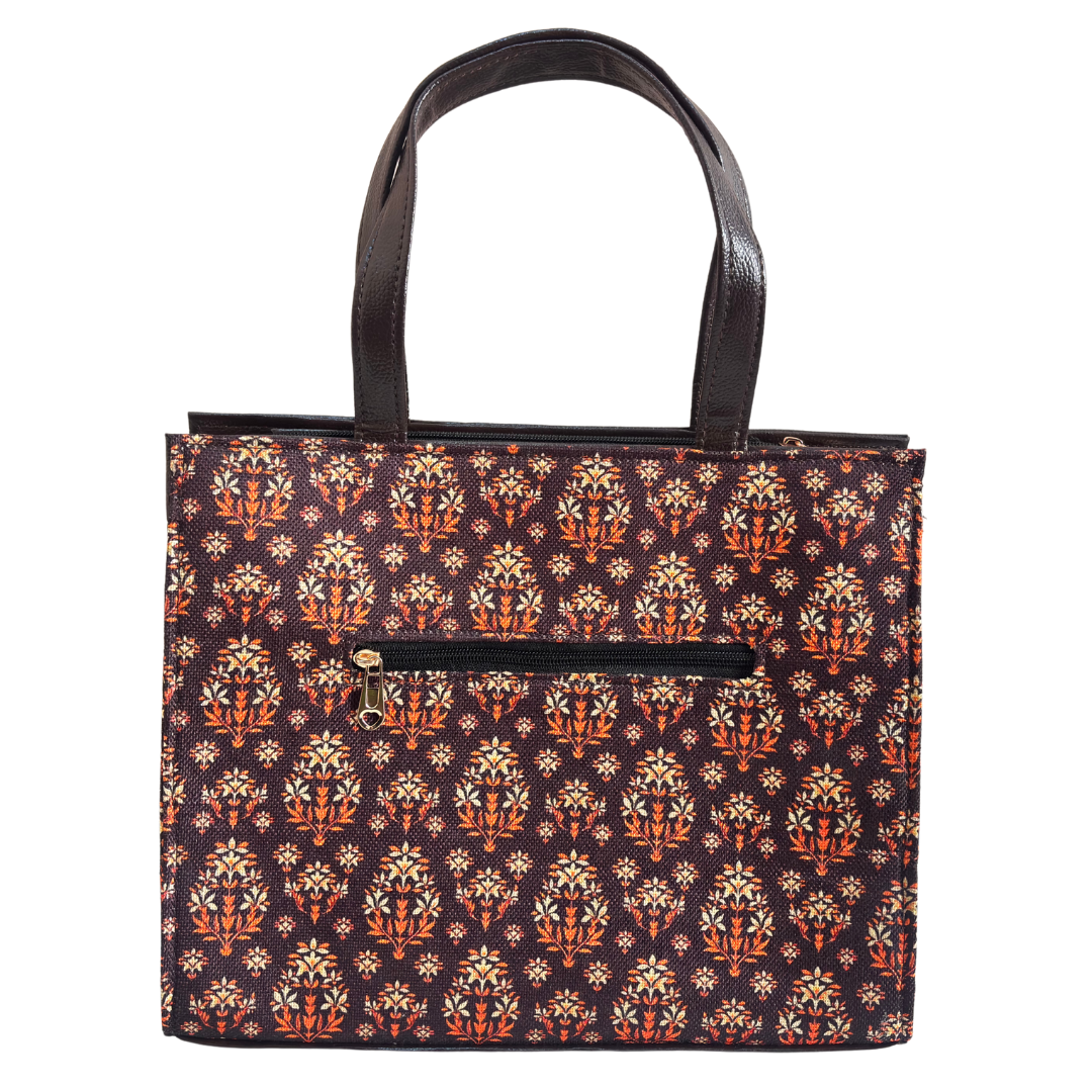 The Royal Rajwada Edition:- Women's Multicolor Handbag convertible Sling with complimentary Pouch