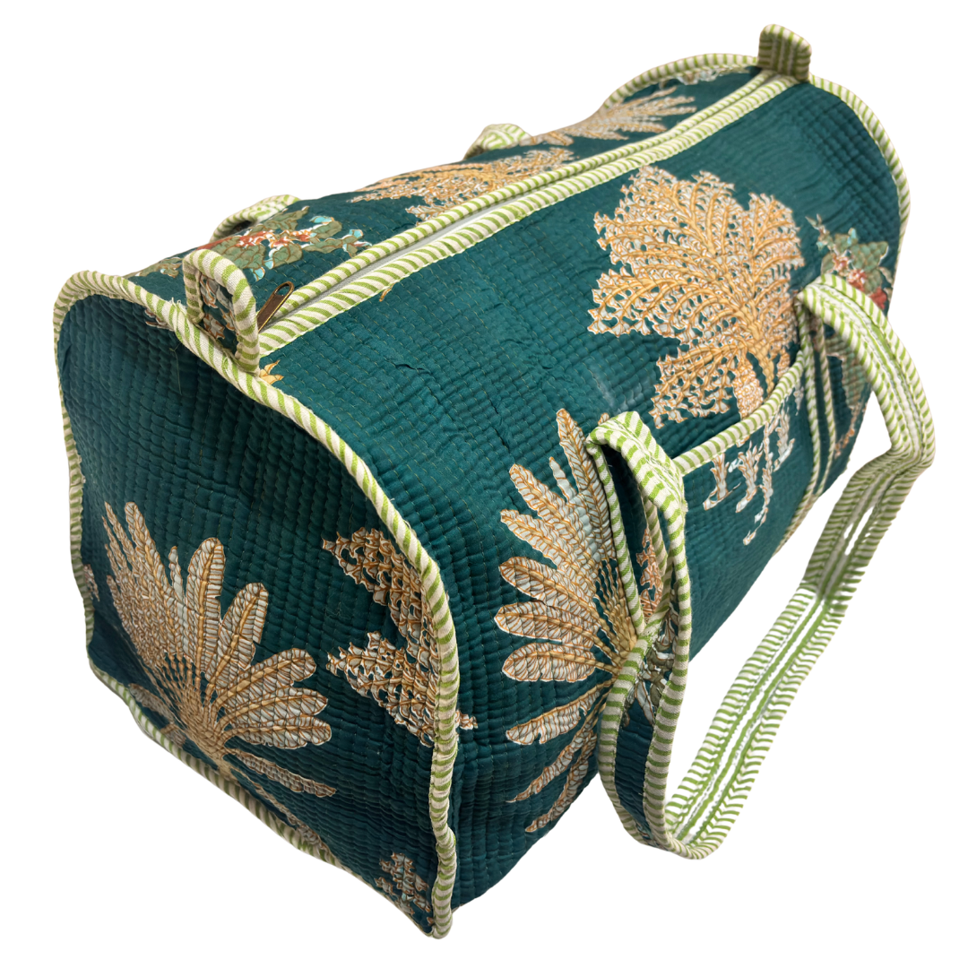 The Pushkar Balloon Quilted Heritage Duffle - Travel Ready Collection