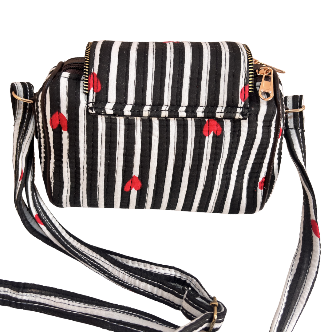 RajPadmini Handcrafted Quilted Cotton Sling Bag