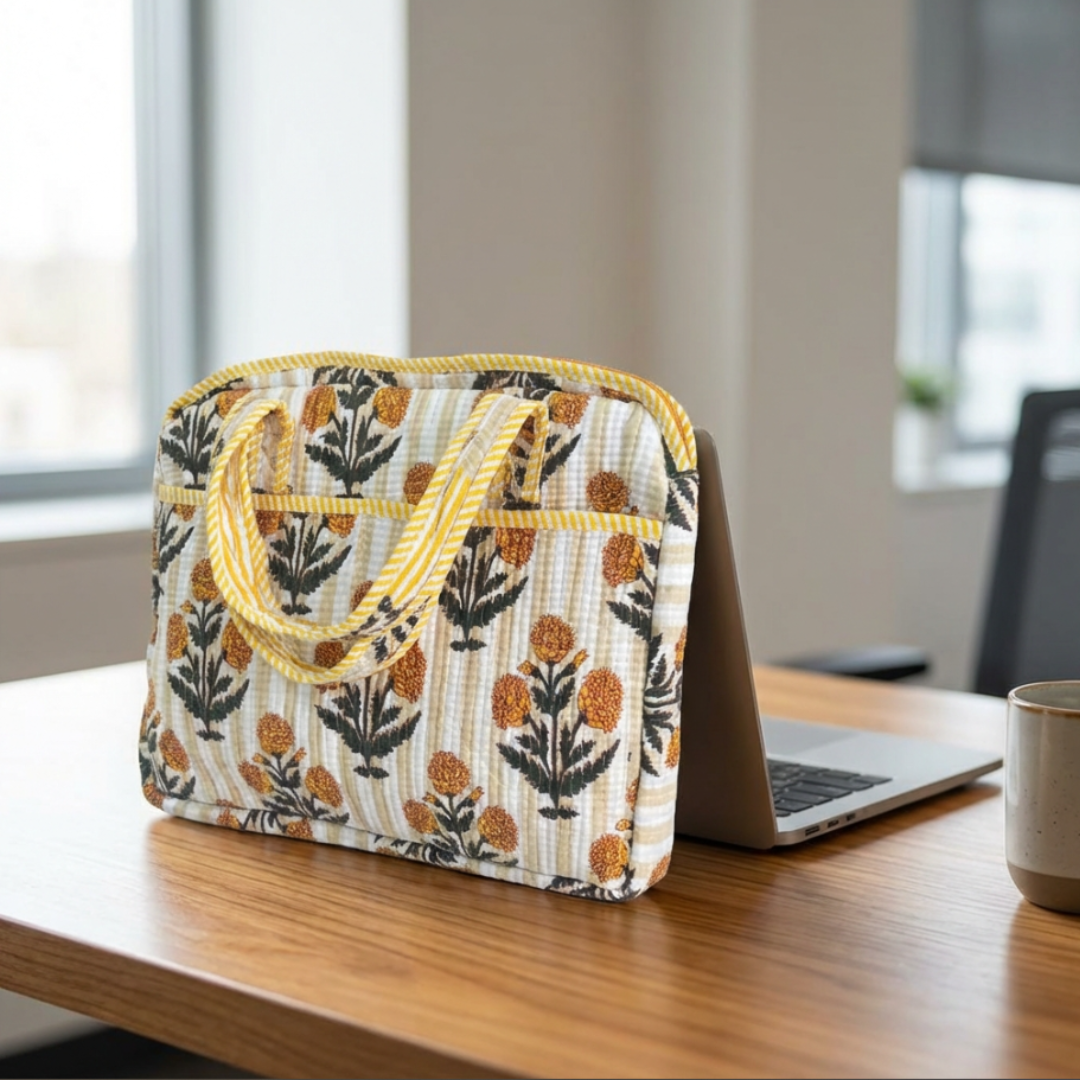 The House of RajPadmini Quilted Laptop Sleeve