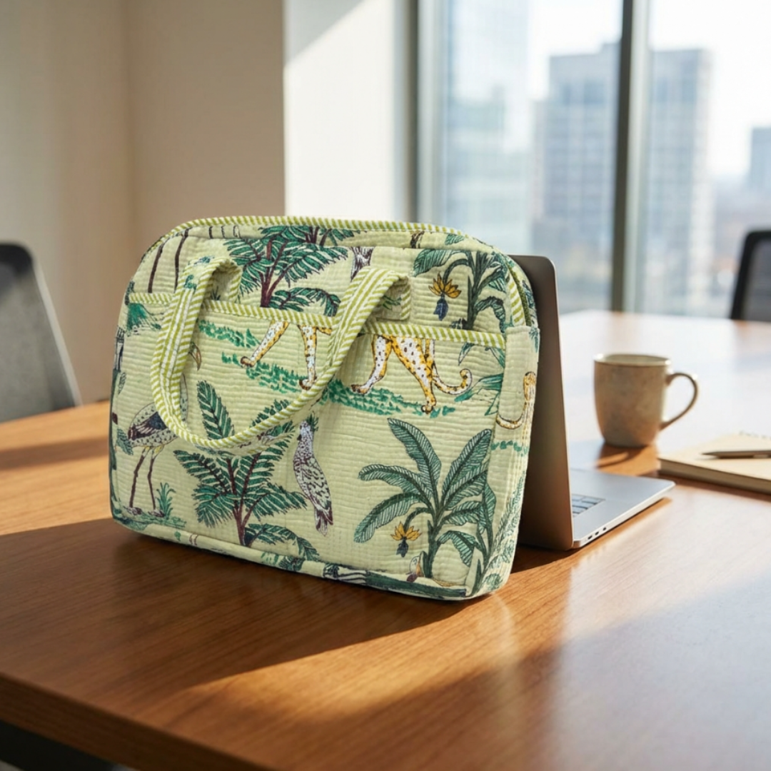 The House of RajPadmini Quilted Laptop Sleeve