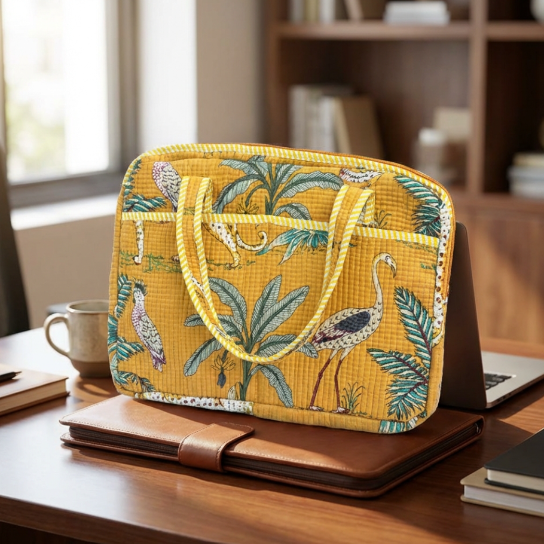 The House of RajPadmini Quilted Laptop Sleeve