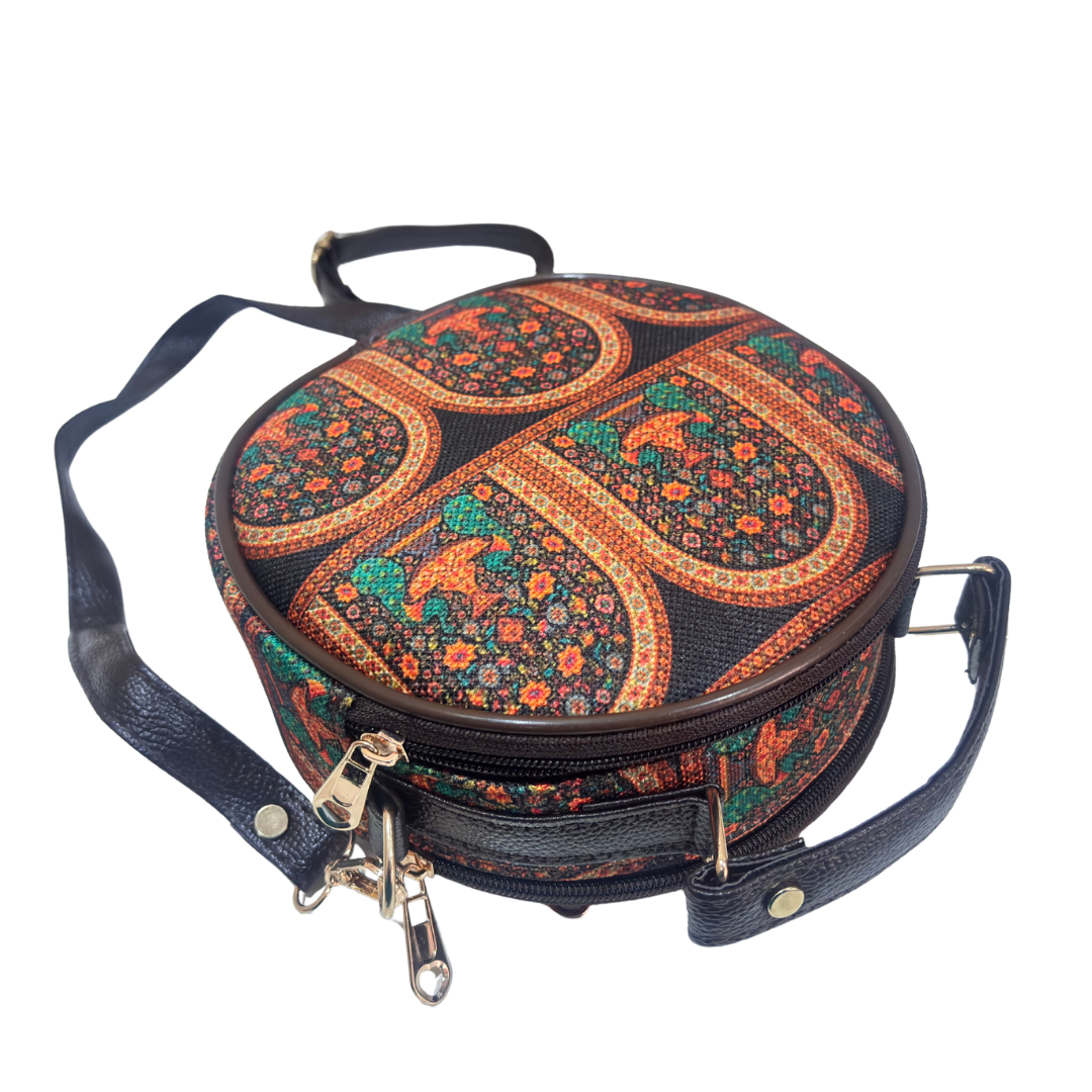 The House of RajPadmini Round Crossbody Sling Bag