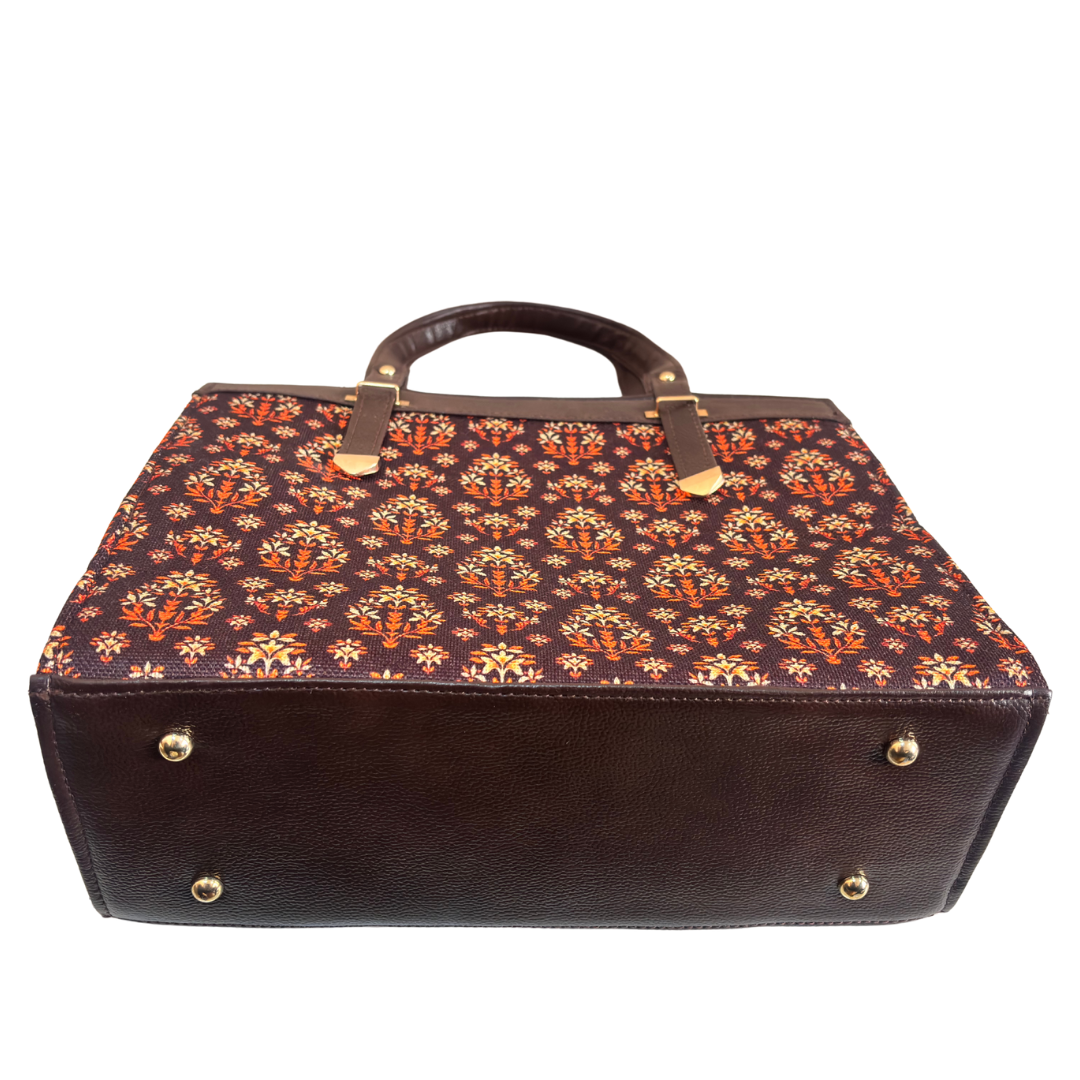 The Royal Rajwada Edition:- Women's Multicolor Handbag convertible Sling with complimentary Pouch