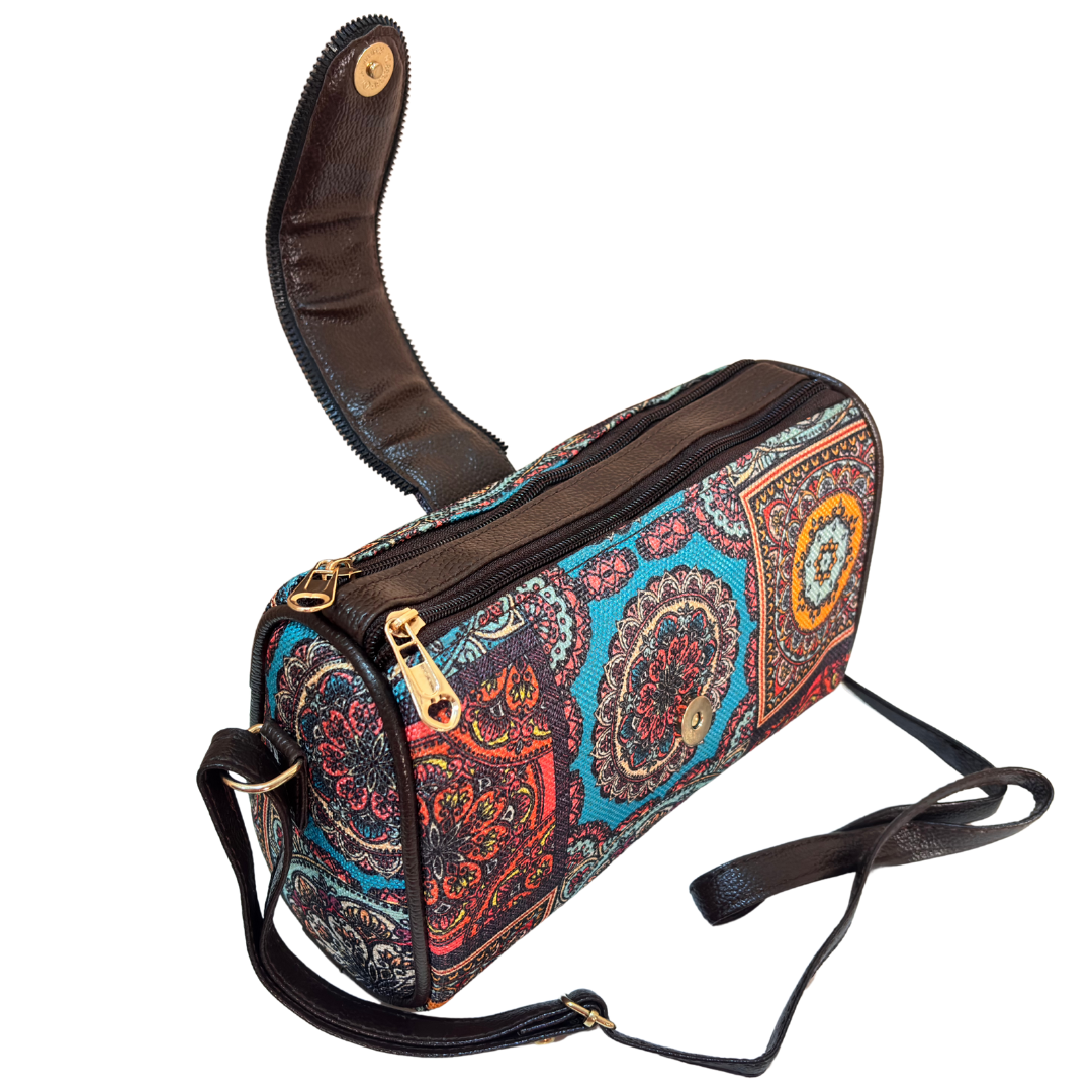 The House of RajPadmini Printed Crossbody Sling Bag