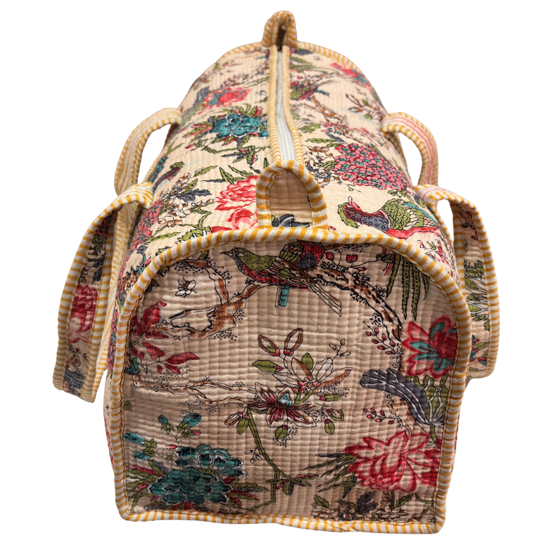 The Pushkar Balloon Quilted Heritage Duffle - Travel Ready Collection