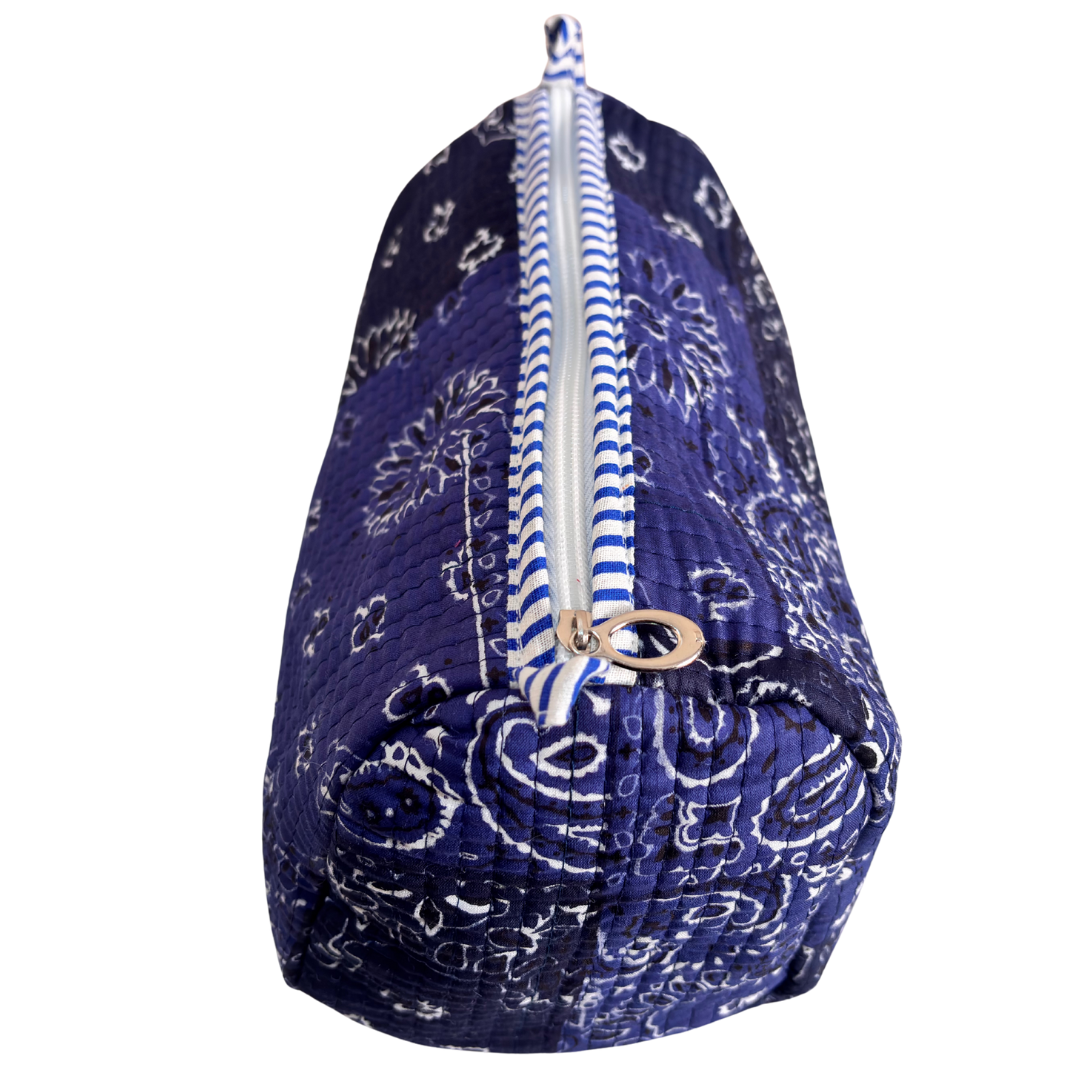 4-in-1 Festive Gifting COMBO : Premium Quilted Tote Bag + 3 Waterproof Pouches = Your Complete Organization Solution!