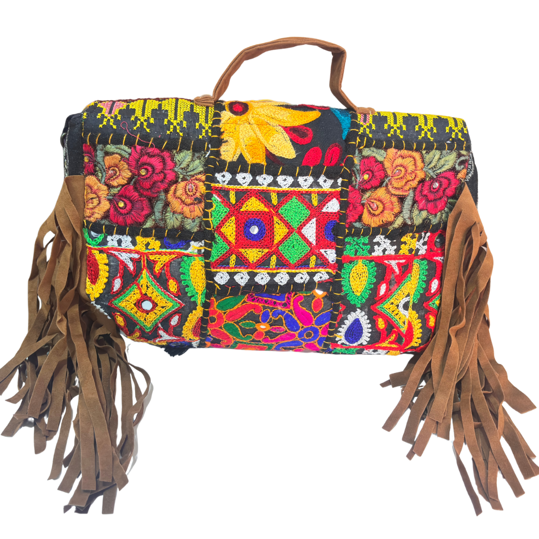 The House of RajPadmini Handmade Banjara Crossbody Bag