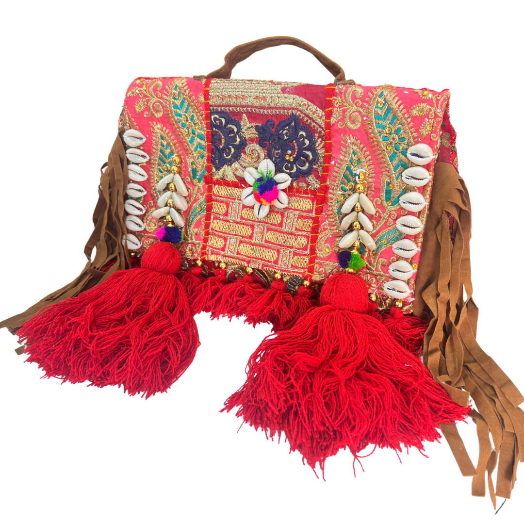 The House of RajPadmini Handmade Banjara Crossbody Bag