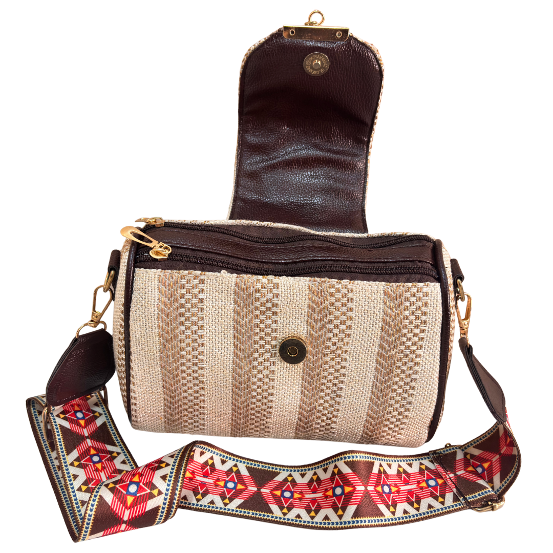 Maharani Jute Sling Bag for Women | Crossbody Bag for Saree, Kurta & Festive Wear | The House of RajPadmini