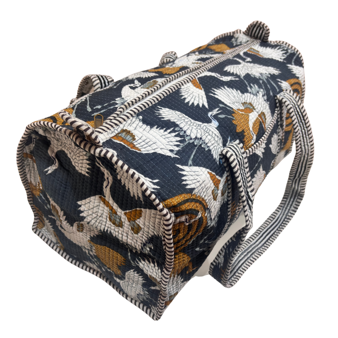 The Pushkar Balloon Quilted Heritage Duffle - Travel Ready Collection