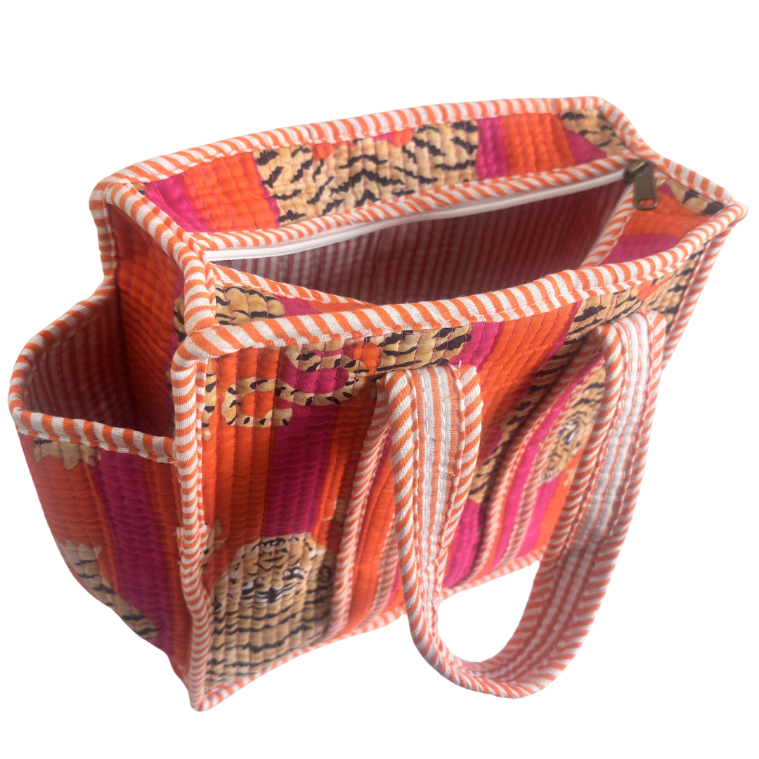 RajPadmini Handcrafted Mini Quilted Bag - Chhoti Zaroorat Collection