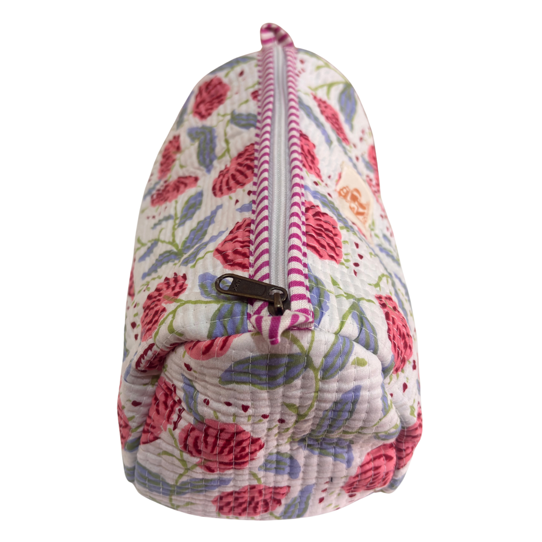 RajPadmini 4-in-1 Super Mom's Edition COMBO : Premium Quilted Tote Bag + 3 Waterproof Pouches = Your Complete Organization Solution!