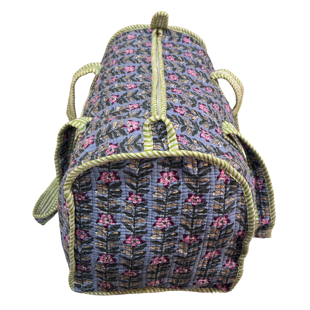 The Pushkar Balloon Quilted Heritage Duffle - Travel Ready Collection