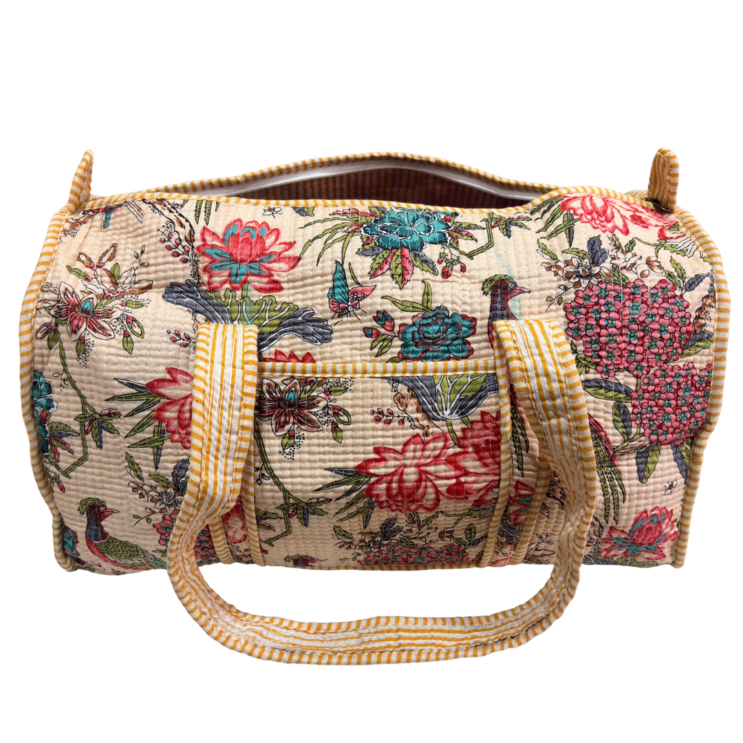 The Pushkar Balloon Quilted Heritage Duffle - Travel Ready Collection