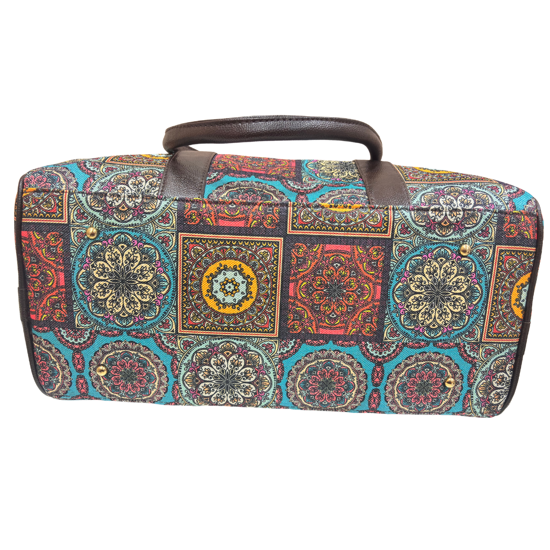 The Jaipur Mandala Duffle - Bazaar of Dreams Collection