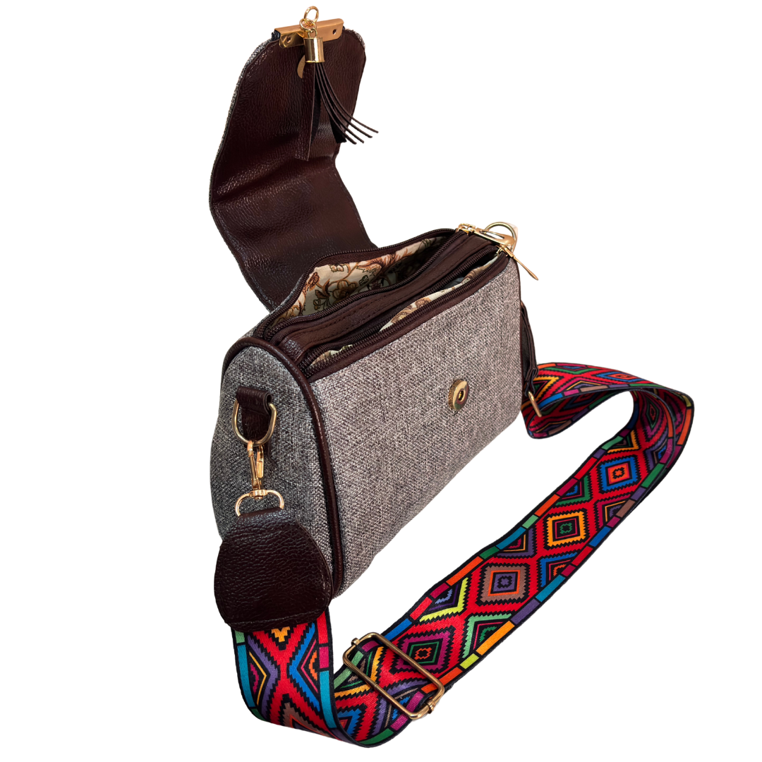 Maharani Jute Sling Bag for Women | Crossbody Bag for Saree, Kurta & Festive Wear | The House of RajPadmini