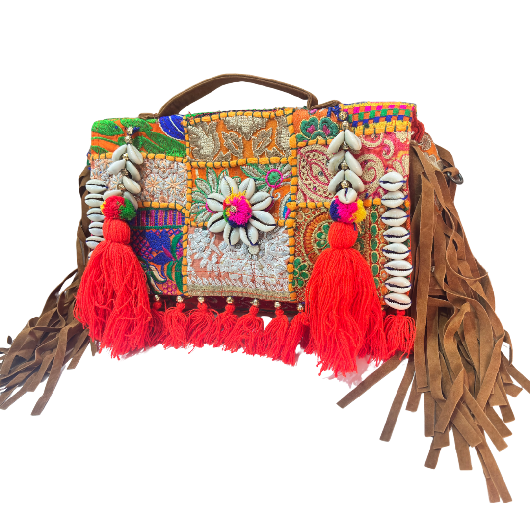 The House of RajPadmini Handmade Banjara Crossbody Bag