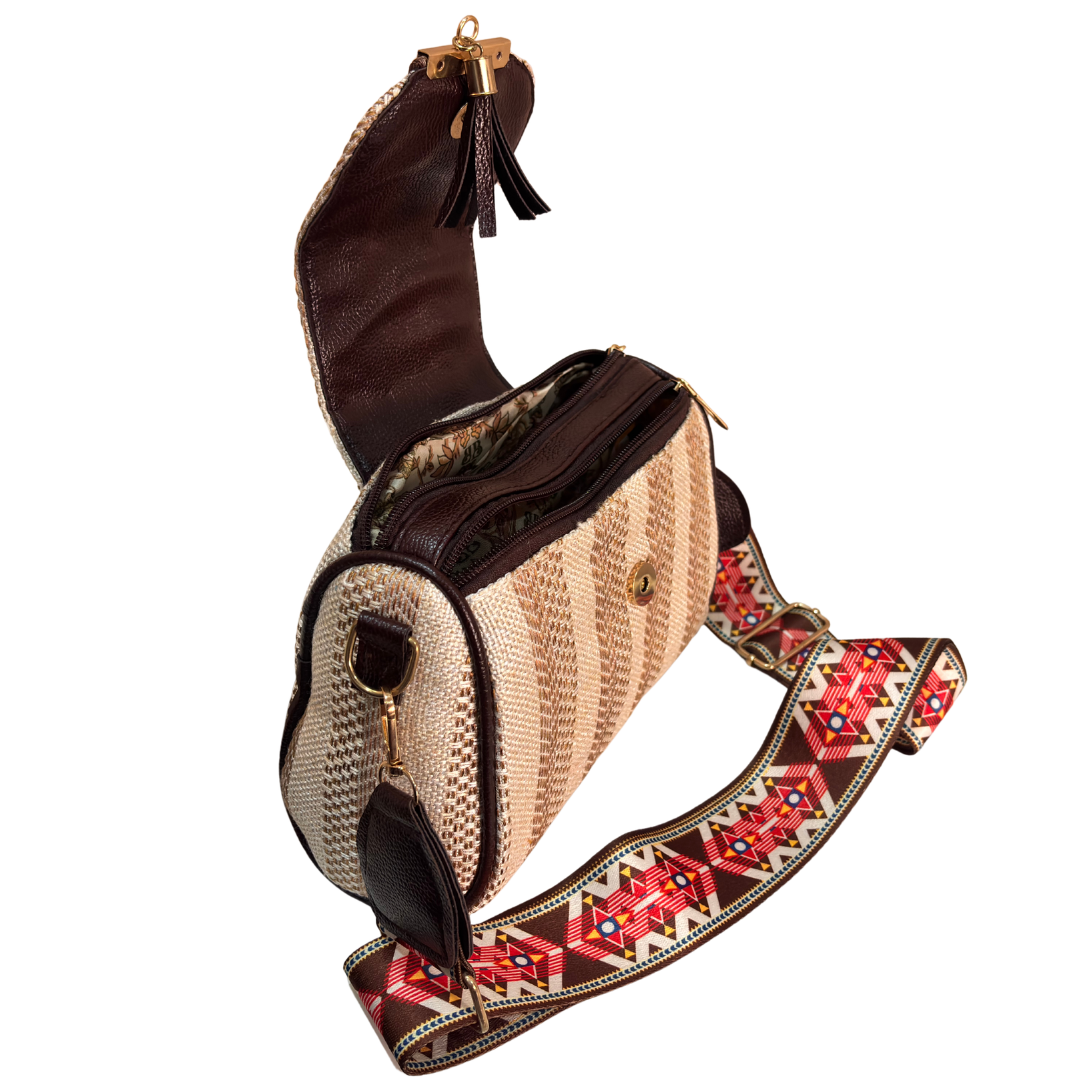 Maharani Jute Sling Bag for Women | Crossbody Bag for Saree, Kurta & Festive Wear | The House of RajPadmini