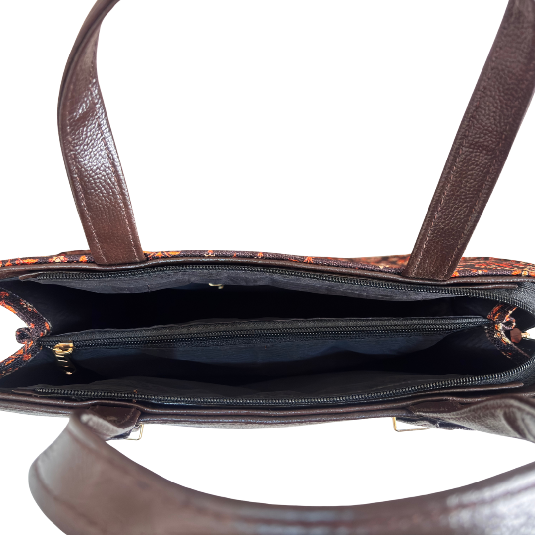 The Royal Rajwada Edition:- Women's Multicolor Handbag convertible Sling with complimentary Pouch