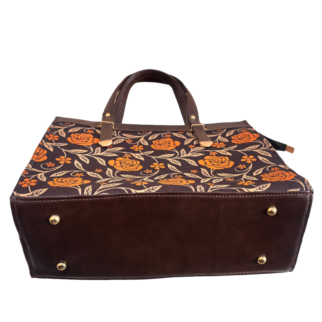 The Royal Rajwada Edition:- Women's Multicolor Handbag convertible Sling with complimentary Pouch